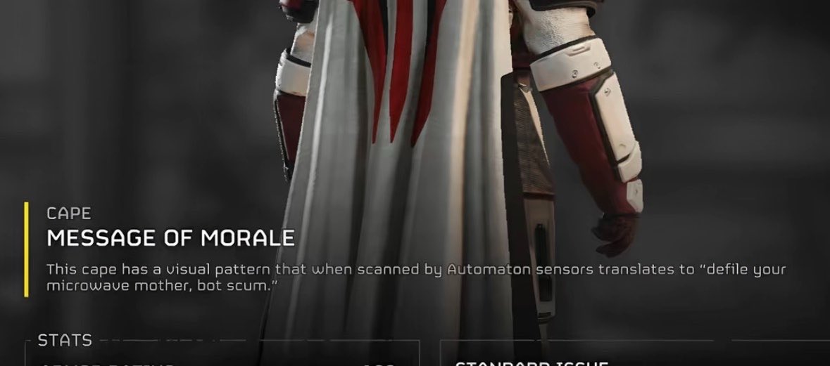 LocalHeretek's tweet photo. Now that the cat is out of the bag I would like to show you the cape’s description https://t.co/8iXO6RzfEL