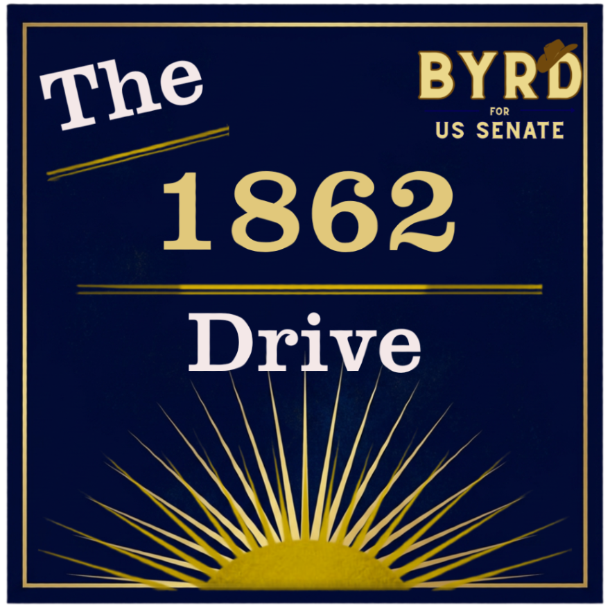 ByrdforSenate's tweet photo. My family's homesteaded in Wyoming since 1862. Today we're launching The 1862 Drive: Grassroots money, from Wyomingites, for Wyoming. Chip in $18.62, then share this with someone who'd back it.

Link below. https://t.co/jjzfQMEpVl