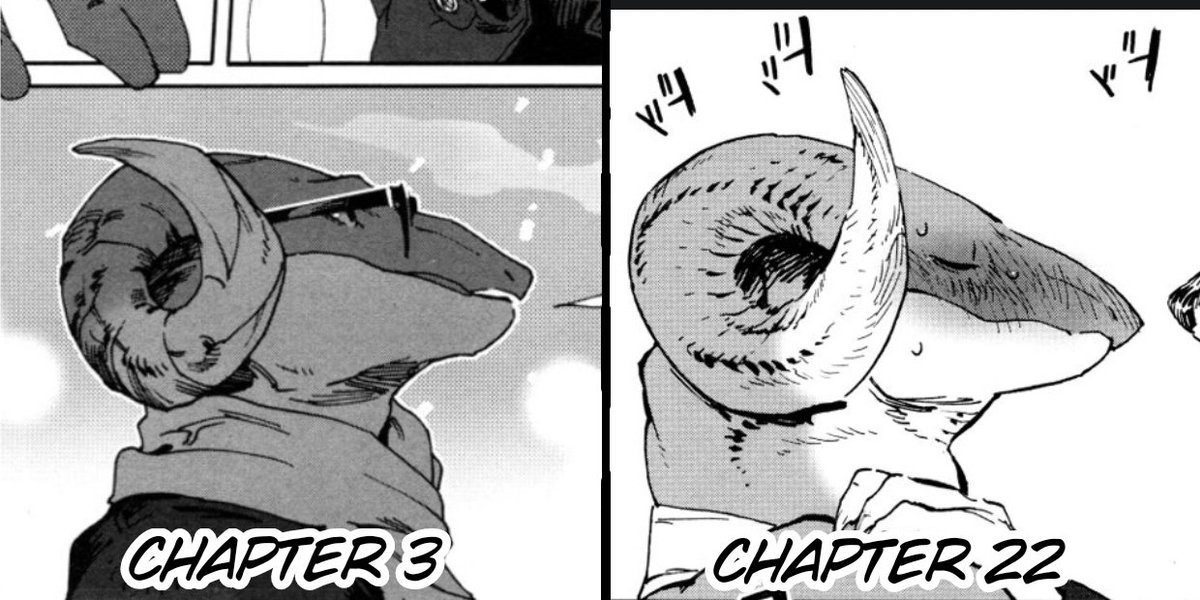 kmkm2018_'s tweet photo. I went to get some images for both mangas I mentioned in the comments. Here's some differences! I did something extra for Falnail as well. I doubt the one-shots would have that much of a difference, but I didn't go digging yet. 

#nagabe #furry https://t.co/31JIJwMtPp
