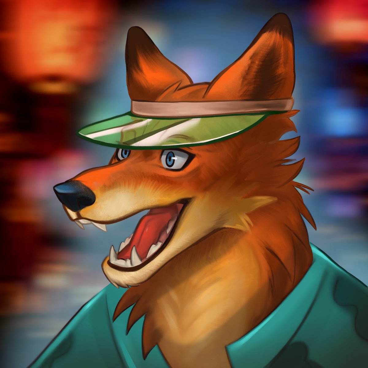 Litso_'s tweet photo. Sketch to finished illustration of my fox character 🦊 https://t.co/vIZX53jNPr
