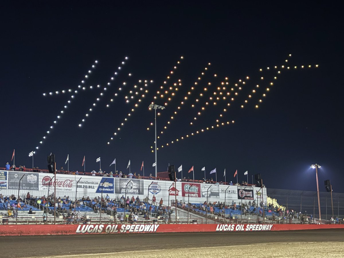 CaseyShuman's tweet photo. Pretty damn cool weekend at Lucas Oil Speedway for the Hockett/McMillin Memorial!  Having the High Limit staff, and teams join us this year just elevated things to another level.  The POWRi WAR guys were putting on some solid non wing racing as well, and appreciate the effort from both groups throughout the weekend. 

Saturday nights crowd had some electricity in it that I haven’t felt or seen at Lucas Oil Speedway in a long time. So thanks to everyone that came out this weekend! 

Tons of positives to take from the weekend, but also a lot more work to do to get where we want to be. Huge thanks to our staff for busting their ass, and adapting to some new things at the speedway this year.   Planning for Hockett 2027 starts now 👊🏽