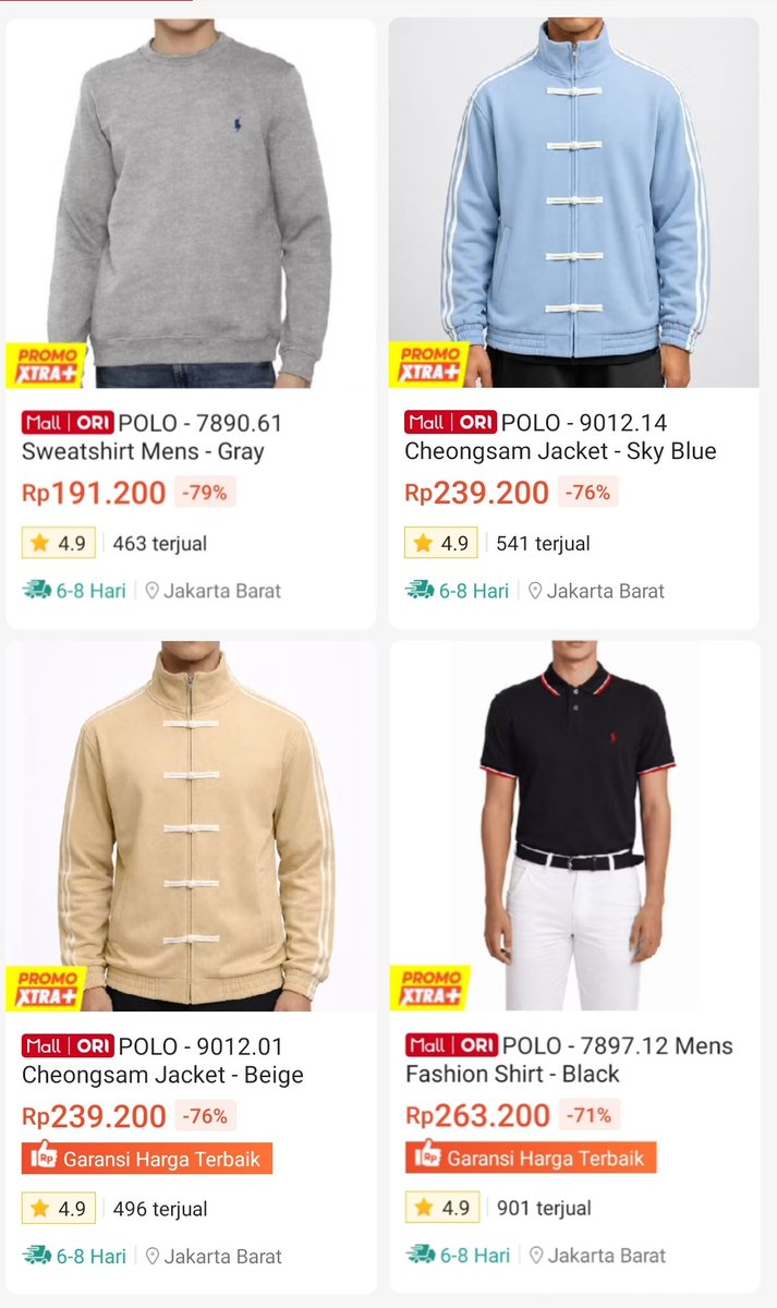 fardierl's tweet photo. Kalo untuk ini gimana ya kawe apa ori? Harga polo di web sama di e-commerce perbedaan harganya kok jauh banget padahal sama2 official https://t.co/ZpQz0HLOpt