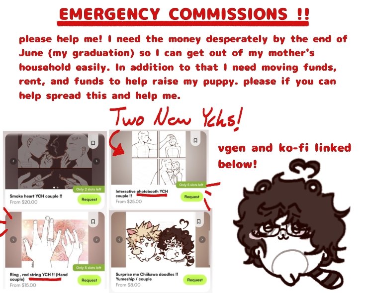 phainonslight's tweet photo. Small reminder ❗️❗️

I desperately need this money. I barely have enough to even get me a moving truck, and I've put new things in my vgen and a discount of 15% (except on the chiikawas) so please, if you can help spread this or support me!

#yumetwt #soulbondtwt #vgenopen https://t.co/Tdm4S2rzdW