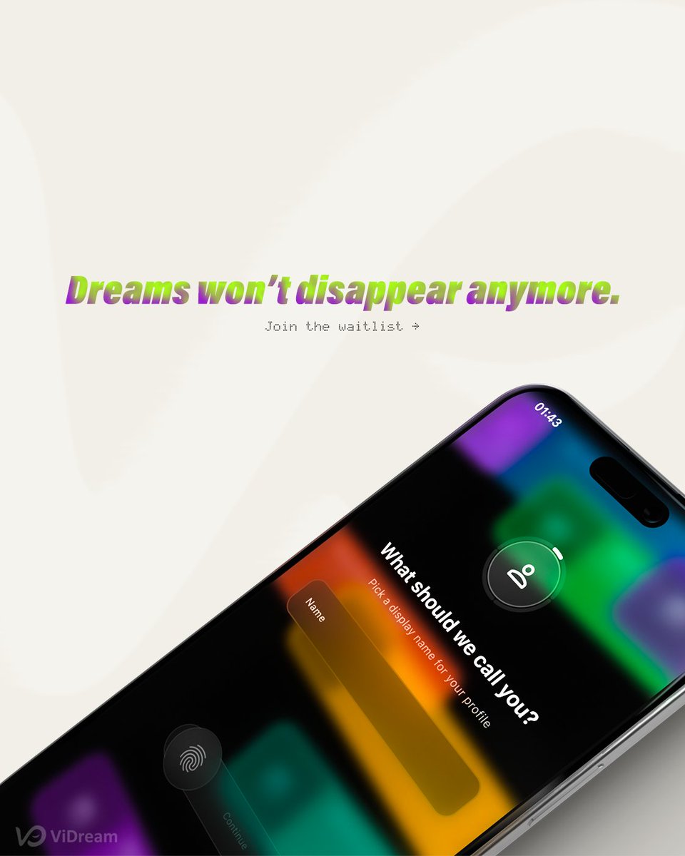 ViDreamAPP's tweet photo. Dreams won’t disappear anymore. https://t.co/WpCEL4ocXe