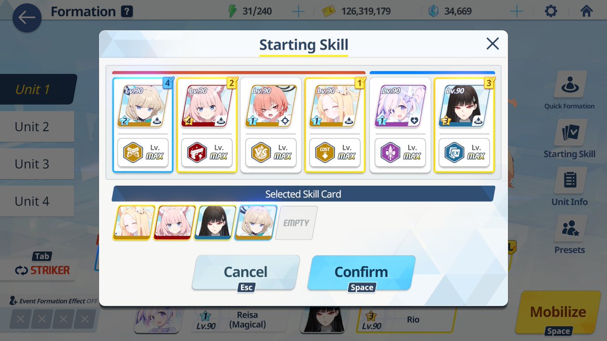 Cxyzis's tweet photo. @koyukismechanic The secret for me was to save all the rabbits + 1 bear (my U.Neru is only ue30 so not enough DPS I guess) and to bring Magical Reisa instead of A.Himari. Also be careful not to interrupt A.Toki's basic skill (sometimes she's off screen when it triggers). https://t.co/wbVioeZtJk