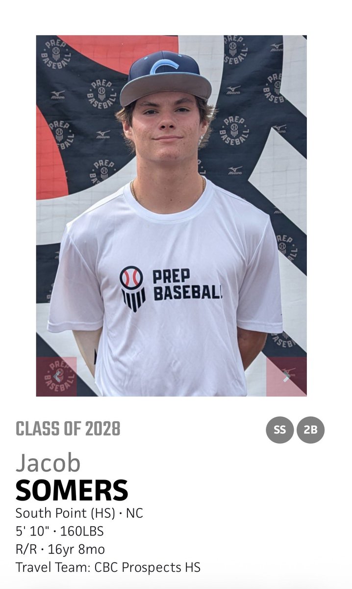 Jacob_S2109's tweet photo. Thank you @PrepBaseballNC and @CBCXBaseball for hosting a scout day this weekend https://t.co/FKrHz91RVM