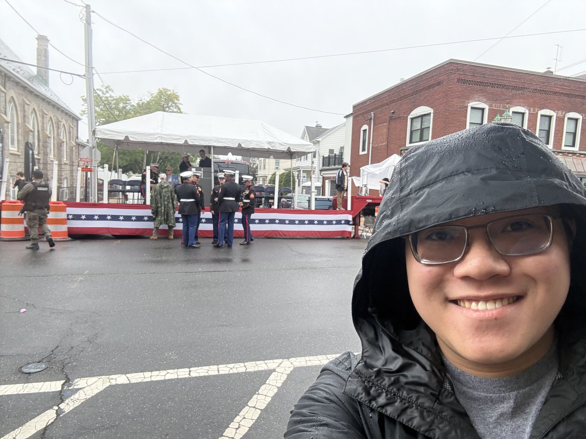 realJeremyALi's tweet photo. Great time at the John Basilone Parade in Raritan honoring a true war hero and our military! John Basilone was the only enlisted Marine to receive both the Medal of Honor (for Guadalcanal) and the Navy Cross (posthumously for Iwo Jima)! THANK YOU TO OUR VETERANS! https://t.co/TPDtKkODir