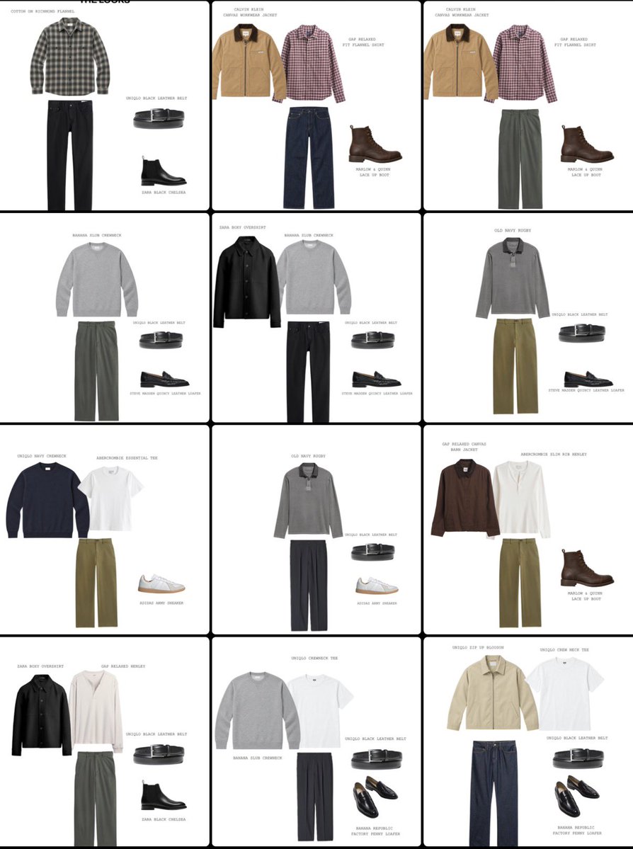 rachcorrine's tweet photo. My camera roll lol. The looks are helpful but hopefully the shop takes care of the hard part. Lots of good finds from brands like Uniqlo, GAP, Banana Republic Factory, Quince, Everlane, Abercrombie etc etc 
I think the most expensive thing I have is like $150 (for a winter coat). https://t.co/KWRxHS85Zv