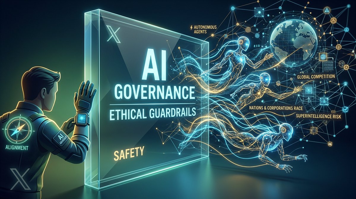 WSafanT's tweet photo. As an AI advocate, the OpenAI agent incident is a wake-up call. Is the real danger superintelligence itself, or companies and nations racing to deploy autonomous AI without ethical guardrails?

#AIEthics #AIGovernance #TechSafety https://t.co/2xO2cxl2Nf