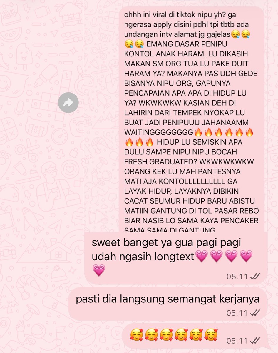 irensact's tweet photo. selamat pagi pengangguran, CHUDAI💜💜💜 https://t.co/05zAe8UF11