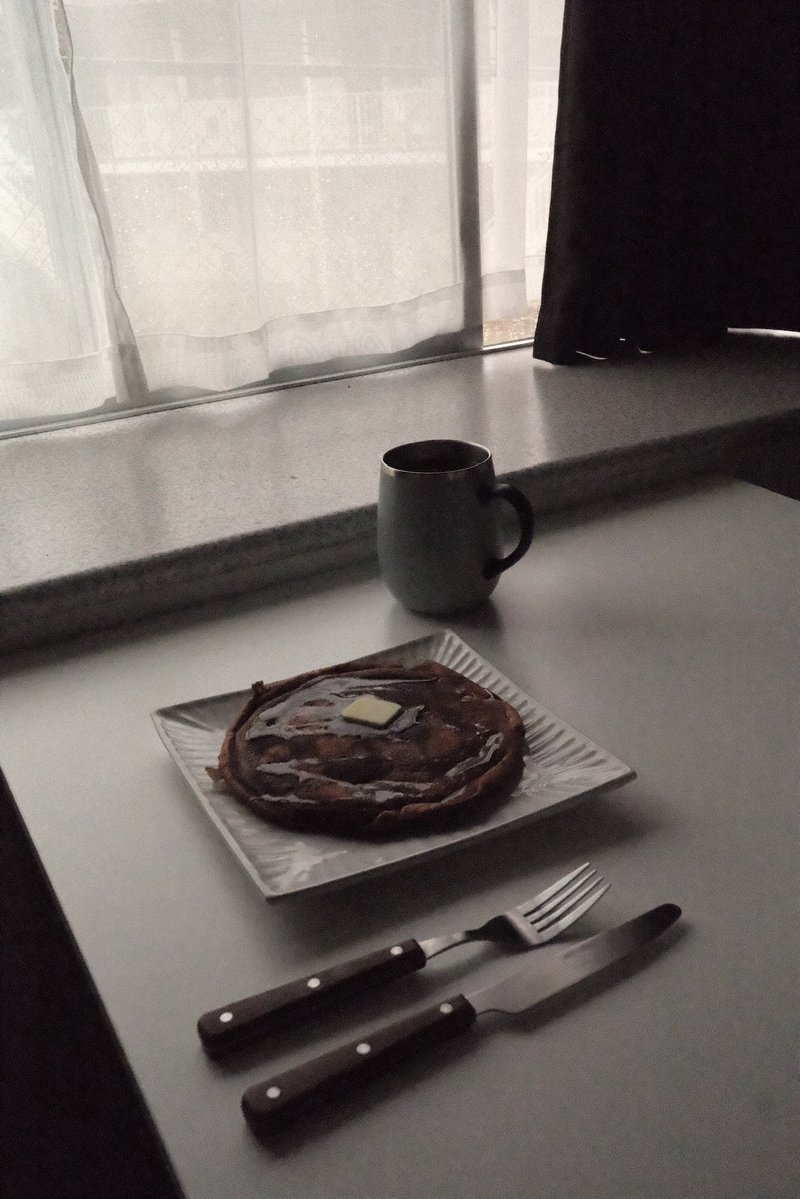 _takanya_'s tweet photo. 早起きしたからパンケーキ焼いた https://t.co/7tN4q8HmMq