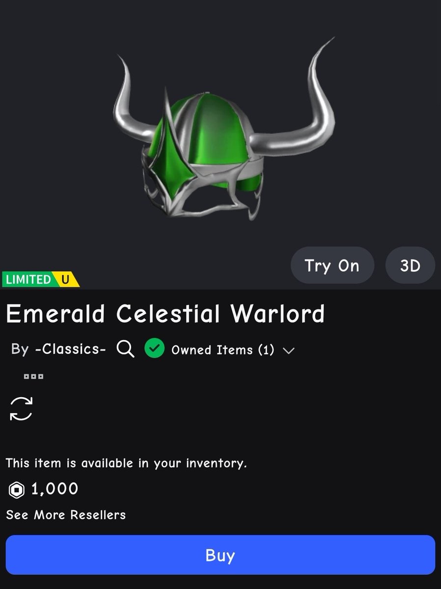 ArkalisV's tweet photo. @neverautumnzz You can get some UGC inspired by Original Roblox looking through some small UGC groups and stuff. Back 2024, I was in love with The Crown of Warlords, but obviously I couldn't get, so I had to go with other options! (got for free through a gamenight). https://t.co/UqyrQNDFE2