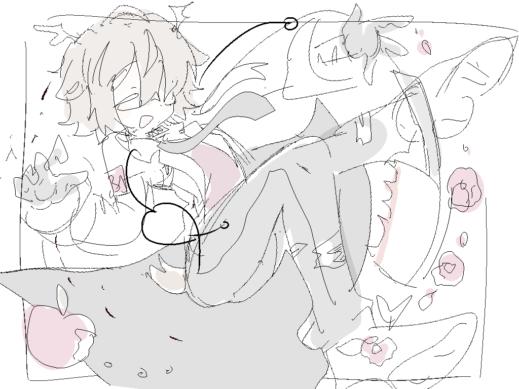 caribourangifer's tweet photo. デフォルメ落書き https://t.co/llfQ8oLkhD