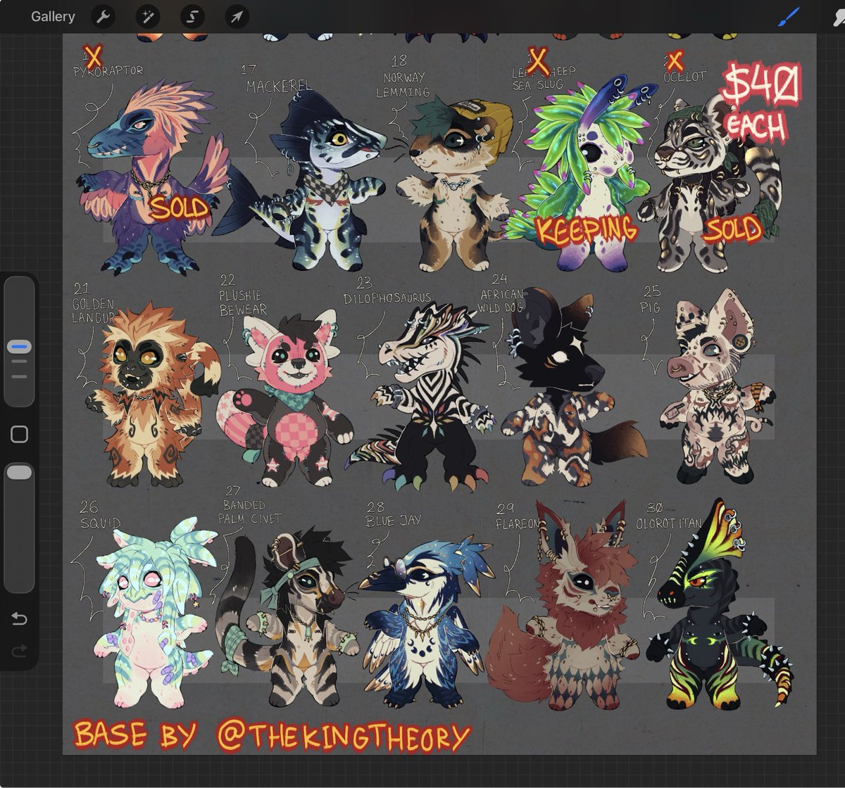 g0blinpanda's tweet photo. More minis >:3c sorry if ya’ll are sick of them, I’m still burnt out 😩 
D/m or reply to c/la/im https://t.co/oNM53Hl3do