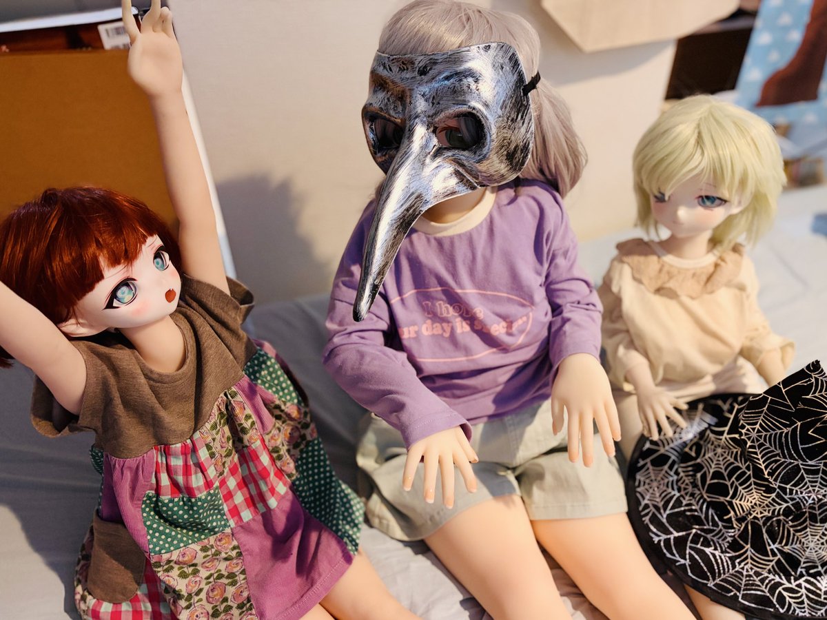Hisui_dollLife's tweet photo. おはよ〜
昨日はみんなでハロウィンの準備をしたよ♪
#mozudoll https://t.co/jAPV7q6tXR