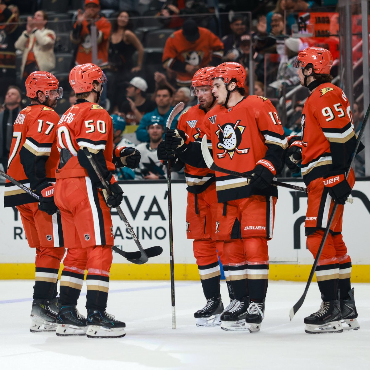 AnaheimDucks's tweet photo. Ducks preseason dub! 

ANA 6
SJS 2

#FlyTogether https://t.co/N8cyBvAk9h