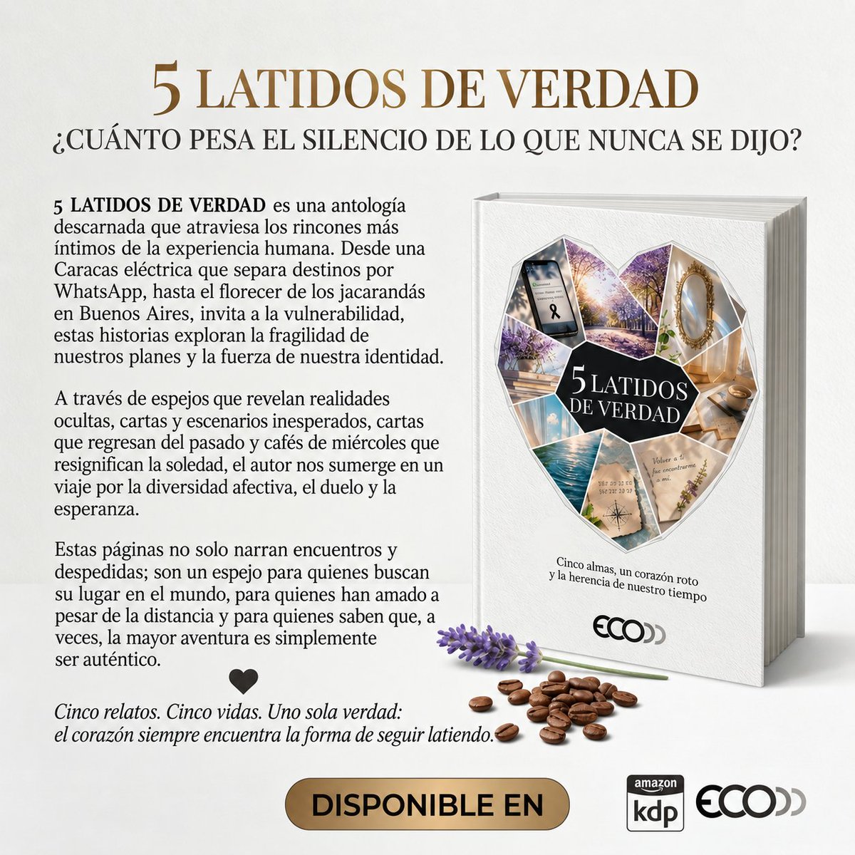 ecoenletras's tweet photo. Cinco historias. Cinco miradas. Algunas verdades que permanecen.
📖 5 Latidos de Verdad
@ecoenletras

#CincoLatidosDeVerdad
#ECOEnLetras
#CuentosQuePermanecen
#LiteraturaContemporanea
#HistoriasQueDejanHuella https://t.co/QOoTT2RU1G