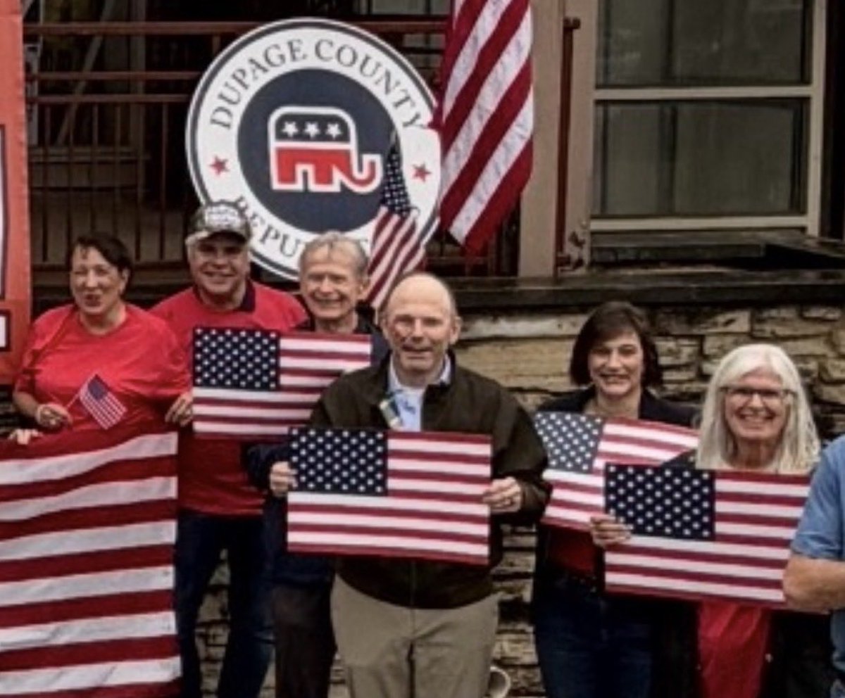 DuPageCountyGOP's tweet photo. We have a historic week ahead! The President of the United States will be in DuPage this week. We look forward to having the leader of the free world in DuPage County! DuPage County welcomes you President Trump 🇺🇸 🇺🇸 🇺🇸 https://t.co/pQS9yKUWGT
