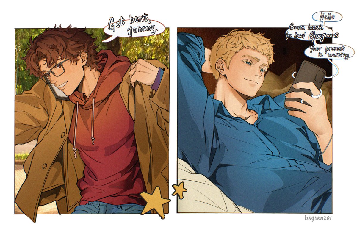 bkgskn201's tweet photo. They are so 'bro bed time bro. come to bed bro. come snuggle bro. time to go to sleep bro' 

#spideytorch https://t.co/HR8rc9ahl7