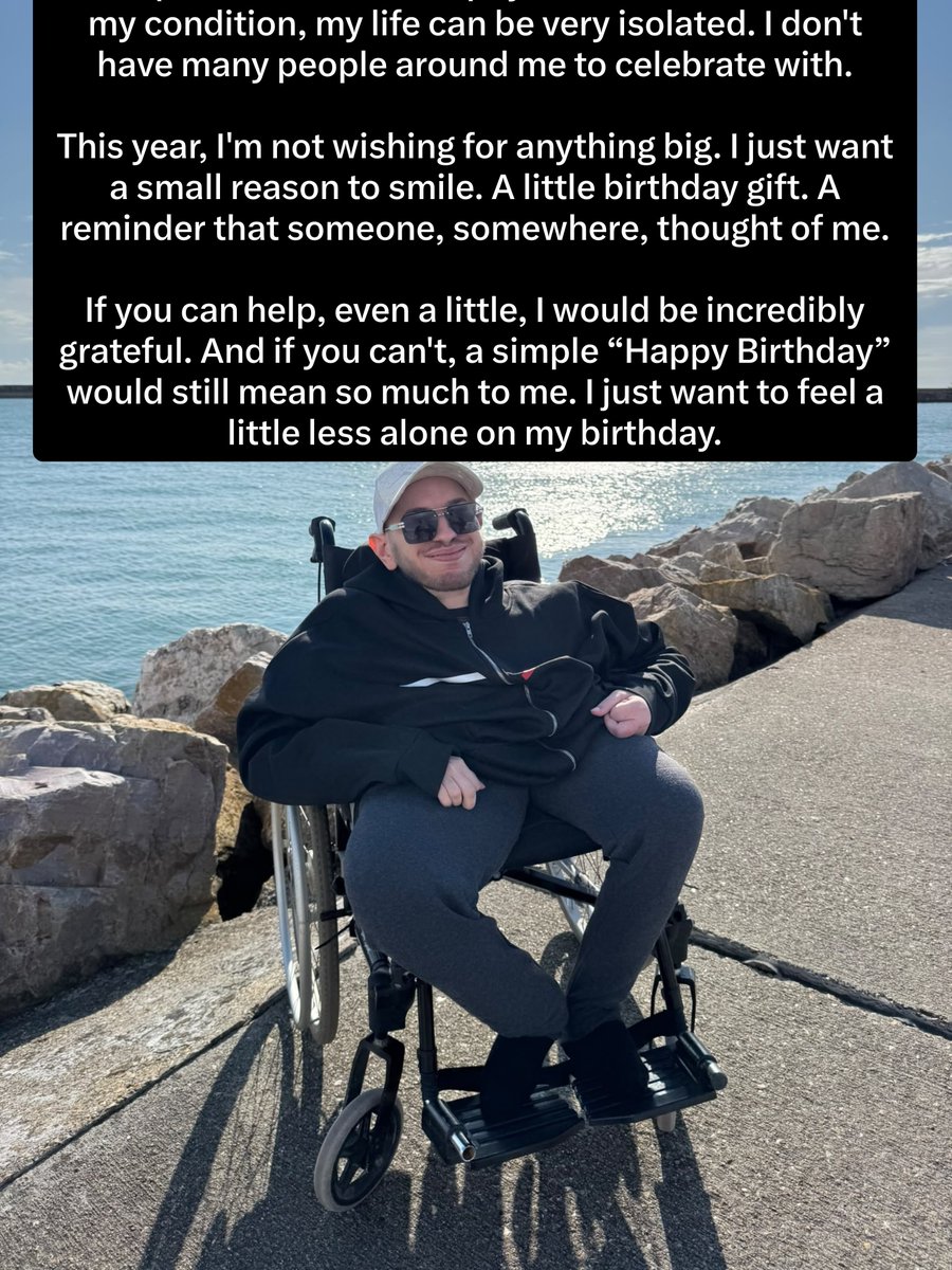 ShadowCristi98's tweet photo. My birthday is on the 30th, and I'm hoping to raise a little for a small birthday gift. Even $1 would mean a lot If you can't donate please leave me a birthday wish or repost this. It costs nothing but it could make my day

https://t.co/LFto1LnFyA

#Birthday #Kindness #MutualAid https://t.co/o8bUezqflq