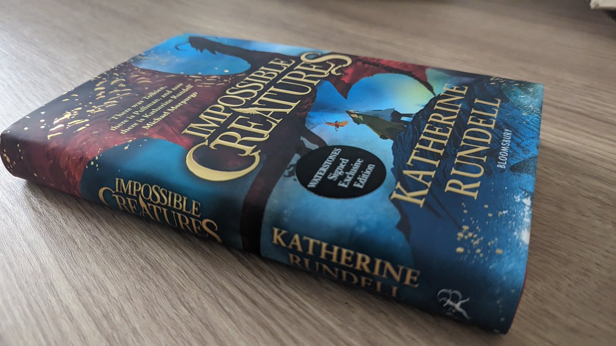 BlogSpells's tweet photo. What's your most valuable book, from a financial perspective?

Mine will be The signed and sprayed edges edition of Impossible Creatures by Katherine Rundell. First edition and first printing run.

Sells for about £175+ on eBay. https://t.co/CYdEODhA3H