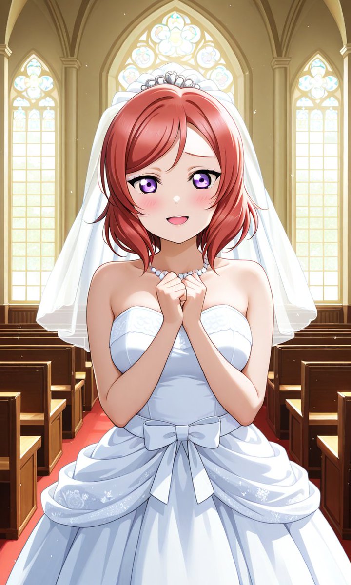 ryAQ4Tn7IOhN8FC's tweet photo. #ラブライブ
#西木野真姫
#PixAI
ウエディングドレス姿の真姫ちゃんです♪
(≧∇≦)b https://t.co/dUYJhlezaQ
