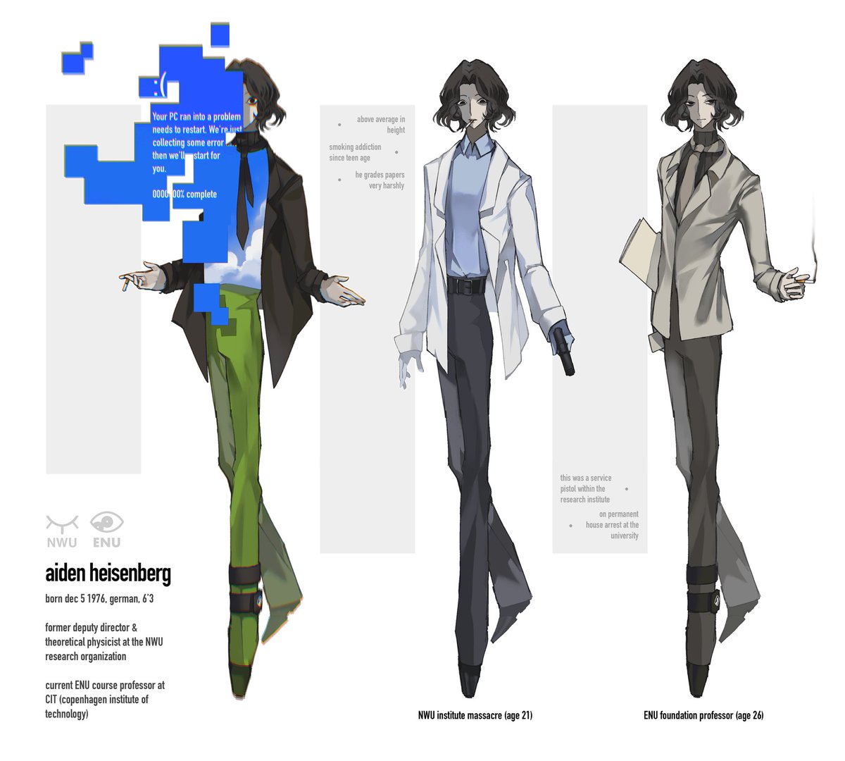 vAKUated's tweet photo. the protagonist and the deuteragonist
 #oc https://t.co/etmSVowOfR