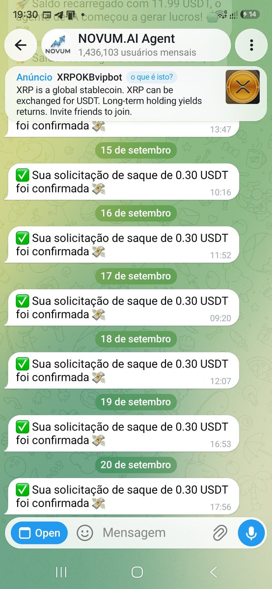 mdus49's tweet photo. Esse Novum ta pagando diariamente https://t.co/LuT0OwTIqx #airdropcriptomoedas #Criptomonedas https://t.co/GUBdcn5Po3