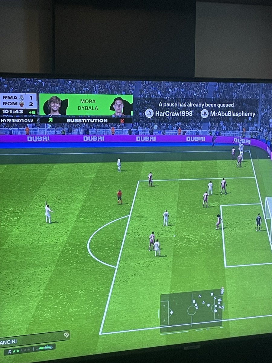 StrongestSide's tweet photo. @EASPORTSFC @EASPORTS @FC27info @PlayStation @PS_Support_US 
Please explain to me how this is acceptable in the “seasons” mode of #FC27 ? This guy sat since the 80th minute of an inbound just trying to ice me out by not playing. Is this what I paid for? #FC27 #Playstation5 #EA https://t.co/Pv5jFbHcoL