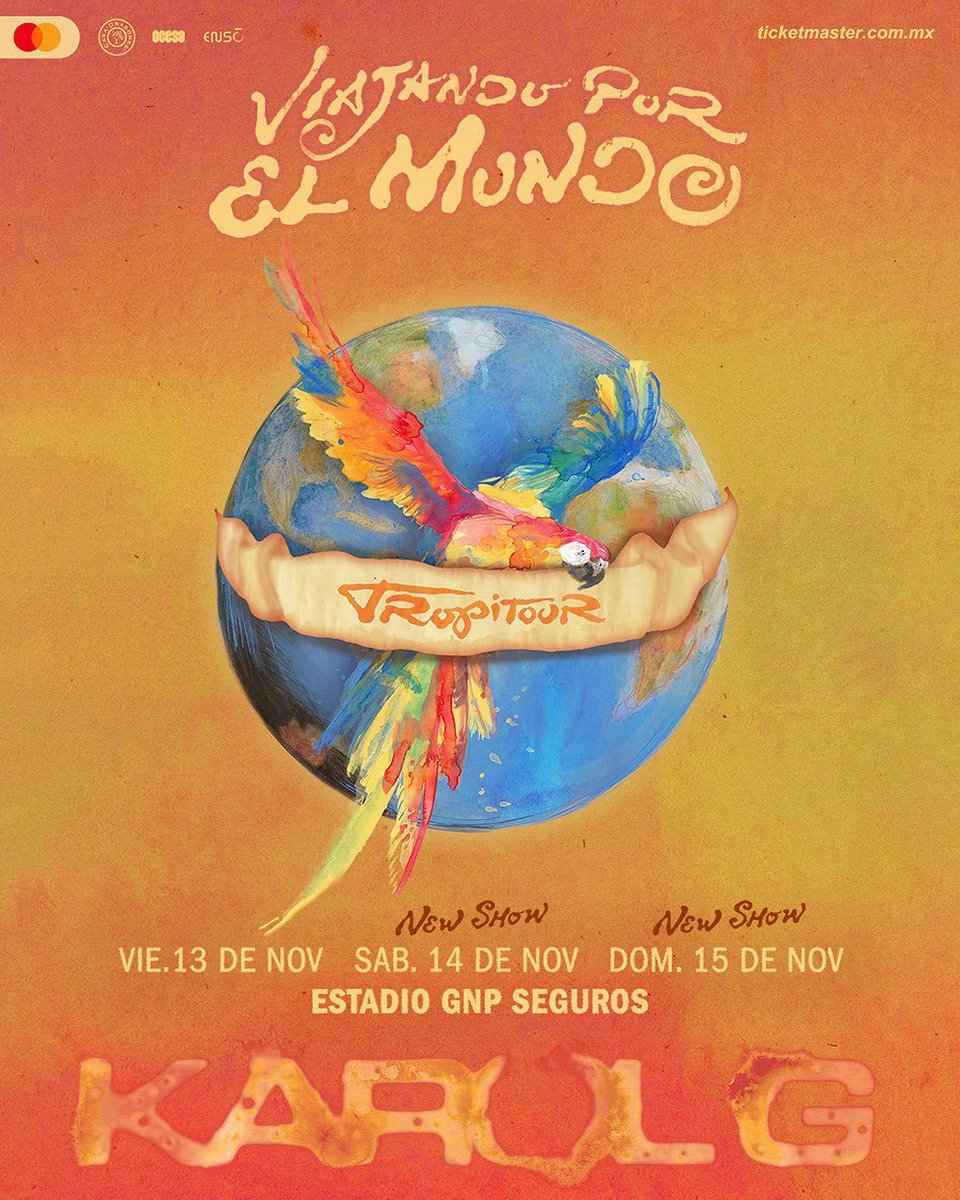 CyntGlez's tweet photo. Hola @ailoviutl @mx_tickets me ayudan a compartir vendo 1 ticket de #KarolG, por favor. Es en General A para el concierto del Sáb 14 de noviembre 2026 a las 9:00pm en el estadio GNP, CDMX. https://t.co/7q4AAOsrQx