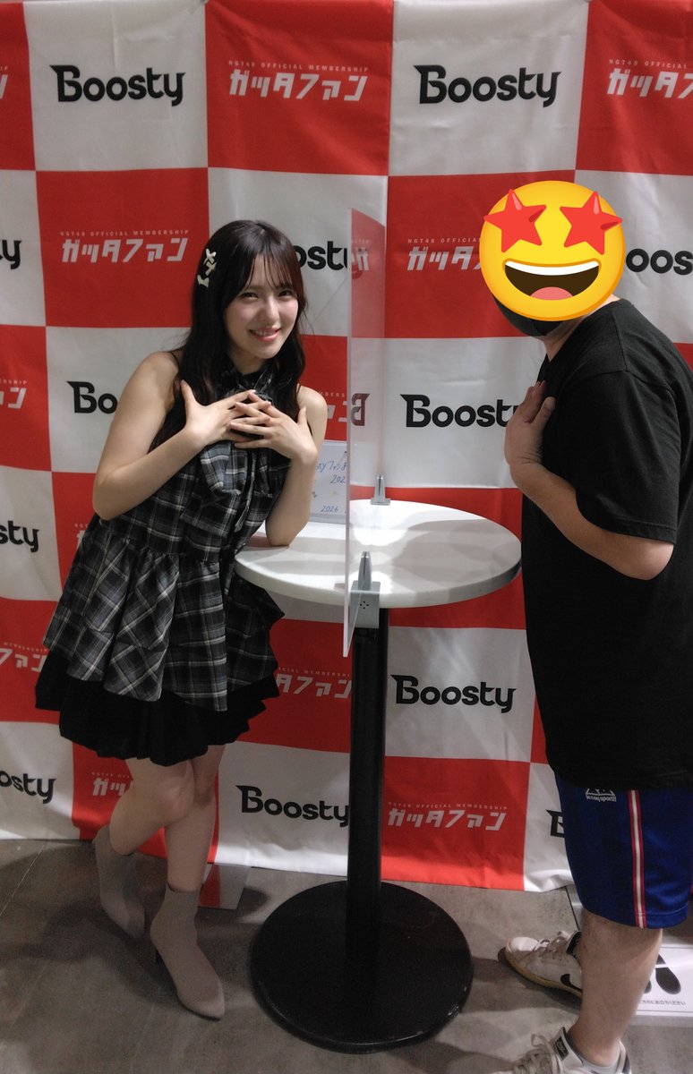 team_nd's tweet photo. おはようございます✋
とても濃くてあまあまな、2日間が終わりました✌
ななみんありがとうね。
なお一層応援いたします💪
イベント楽しい！
ラストの部の画像です。
#大塚七海 さん
#ななみのみ 
#Boostyファンまつり2026 https://t.co/deUFb2EpX1
