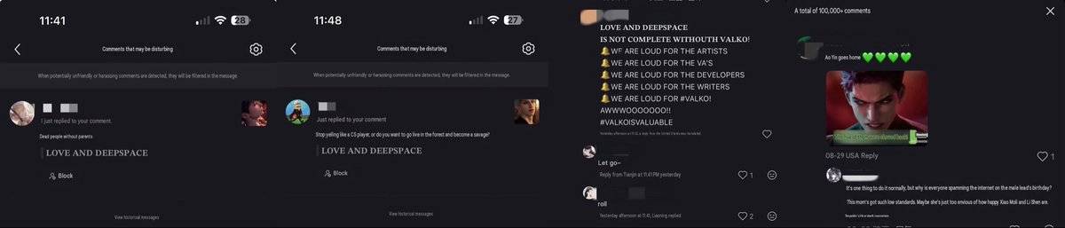 ZiZi_Valkyrie's tweet photo. This is how my comment sections looked like, flooded with cdgs nasty words. I haven’t slept well last 3 months, my depression went from minor to severe, l all thanks to you PPG.
#PapergamesRuinsCNGaming
#PapergamesRuinsCNReputation
#PapergamesRuinsCNGeneration
#叠纸游戏有辱国格 https://t.co/zwfzpq13XF