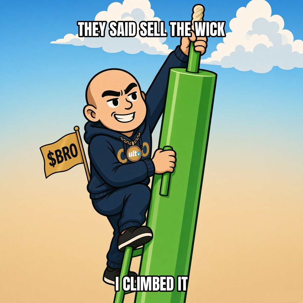 crobigbrother's tweet photo. Just trust me, $BRO https://t.co/xYgLxQY8pg