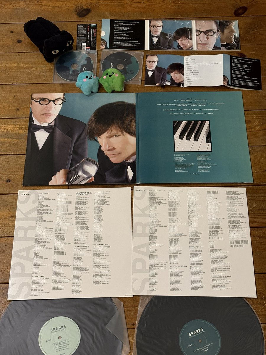 acoeclove's tweet photo. #Sparkstember2026
#Sparkstember
#Sparks
@sparksofficial
Day21 #EXOTICCREATURESOFTHEDEEP
何人ものラッセルさんに自由なロンさんを堪能出来るアルバム。
全曲一気に楽しめるが"(She Got Me)Pregnant""Photoshop""Likeable"が最近すき😆 https://t.co/6dl9YejLQI
