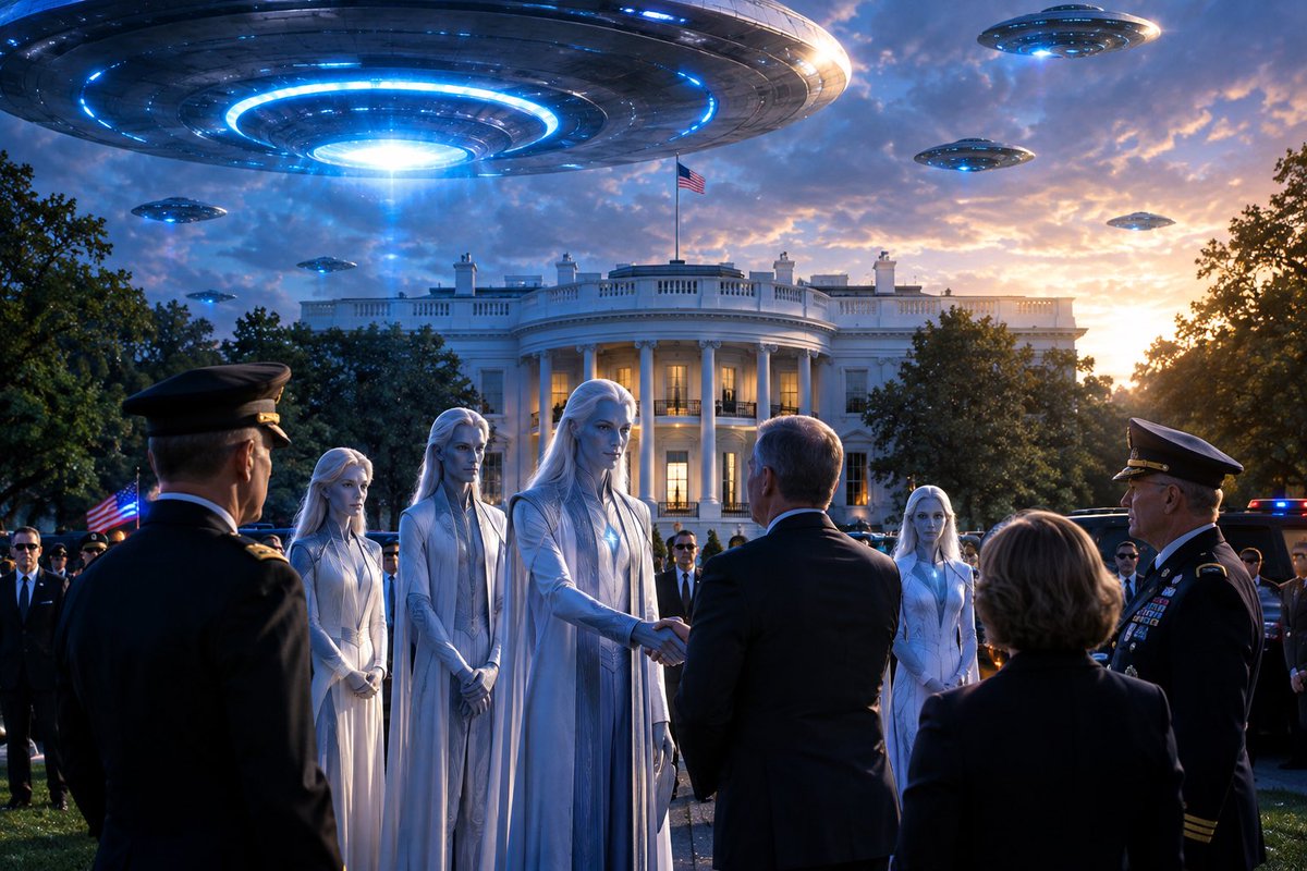 Hatsoficial's tweet photo. 👽De acordo com Bashar, entidade canalizada por Darryl Anka, 2027 vai ser o ano do Primeiro Contato extraterrestre. https://t.co/Ced90SuYX4