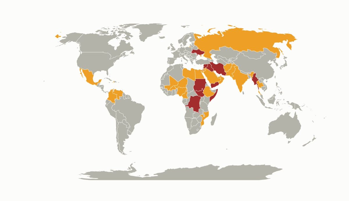 loginheart's tweet photo. 65 active conflicts tracked worldwide in 2026. No single 'winner' — just human cost. 🕊️
-
#War #Economy #Humanity
#ForeignPolicy
#InternationalRelations
#WarMap
#ConflictWatch
#HumanCost 
#GlobalConflicts
#WorldNews
#Geopolitics https://t.co/lny0EOhfQs