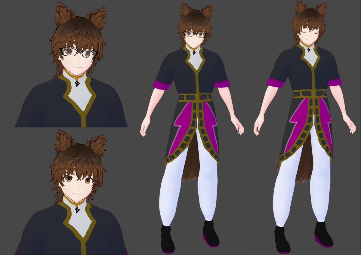 Blazing_Lycan's tweet photo. @starvsdesigns Here is my Vtuber Ref https://t.co/zbHGgTOtAZ