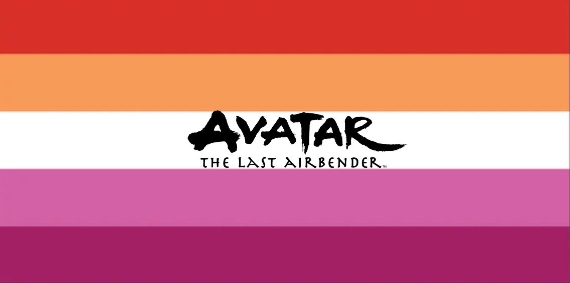 fyrelordrin's tweet photo. lesbian flag for the lesbians that love atla https://t.co/pJcSYPf04G