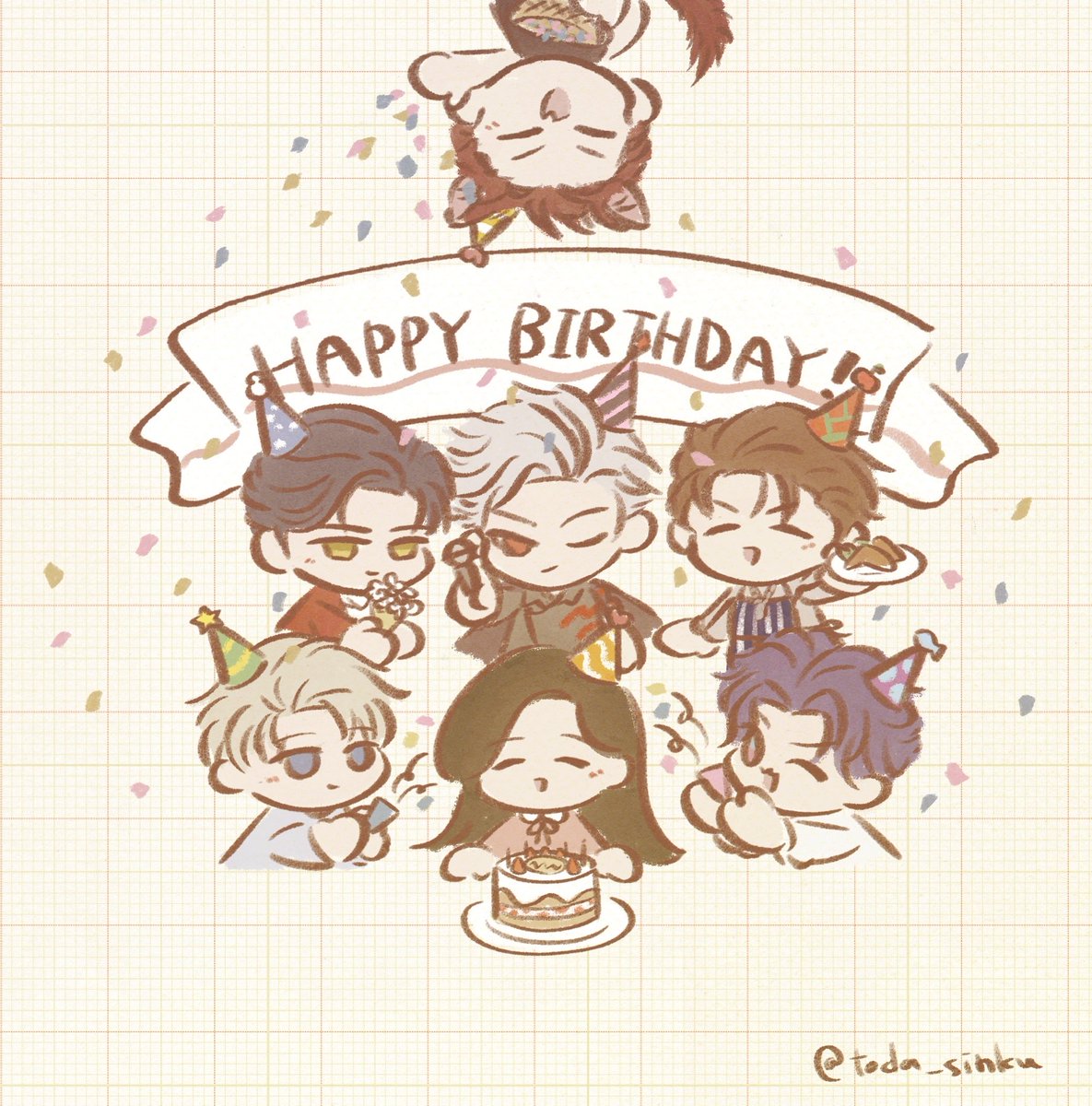 toda_sinku's tweet photo. 色々バタバタしていて徹夜明けですが、本当は昨日誕生日でして、みんなにお祝いしてもらいました🎂

今年は命を削ったバースデーだったので、今日からの一年はもう少し良い日になっていくと良いな https://t.co/PFv3jTvcwe