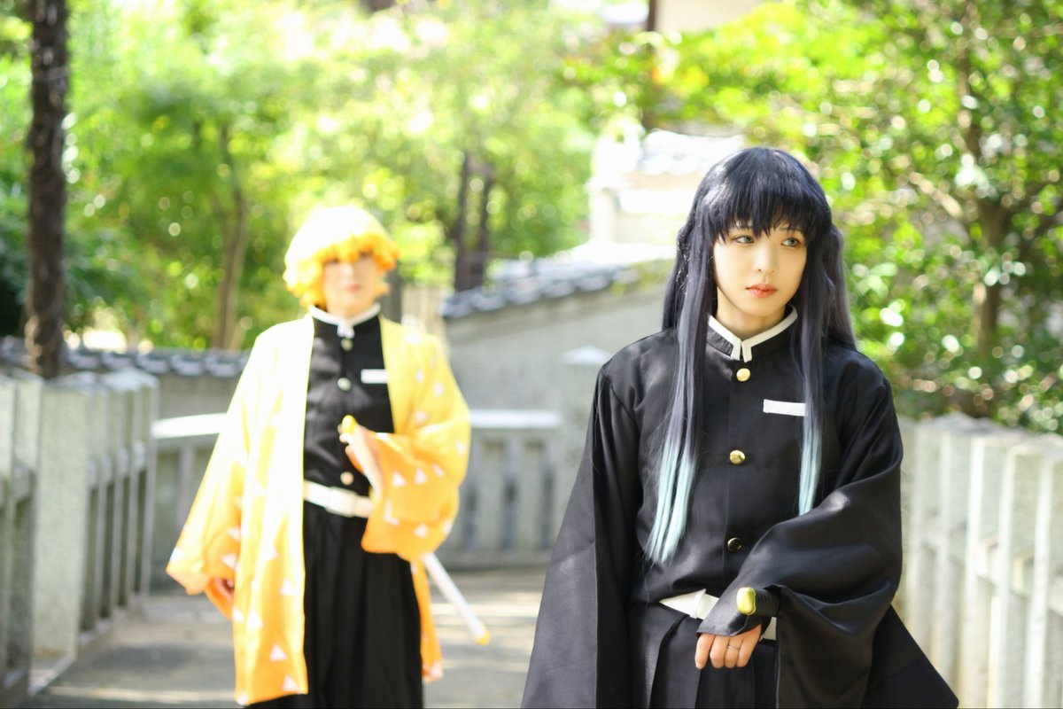konkon_botan's tweet photo. 「いつも炭治郎の横にいるやつ」

我妻善逸→まめさん@mame_sora028 
時透無一郎→こん

📷→れいらパイセン@r_e_i_r_a_ https://t.co/E9SVGeXiUq