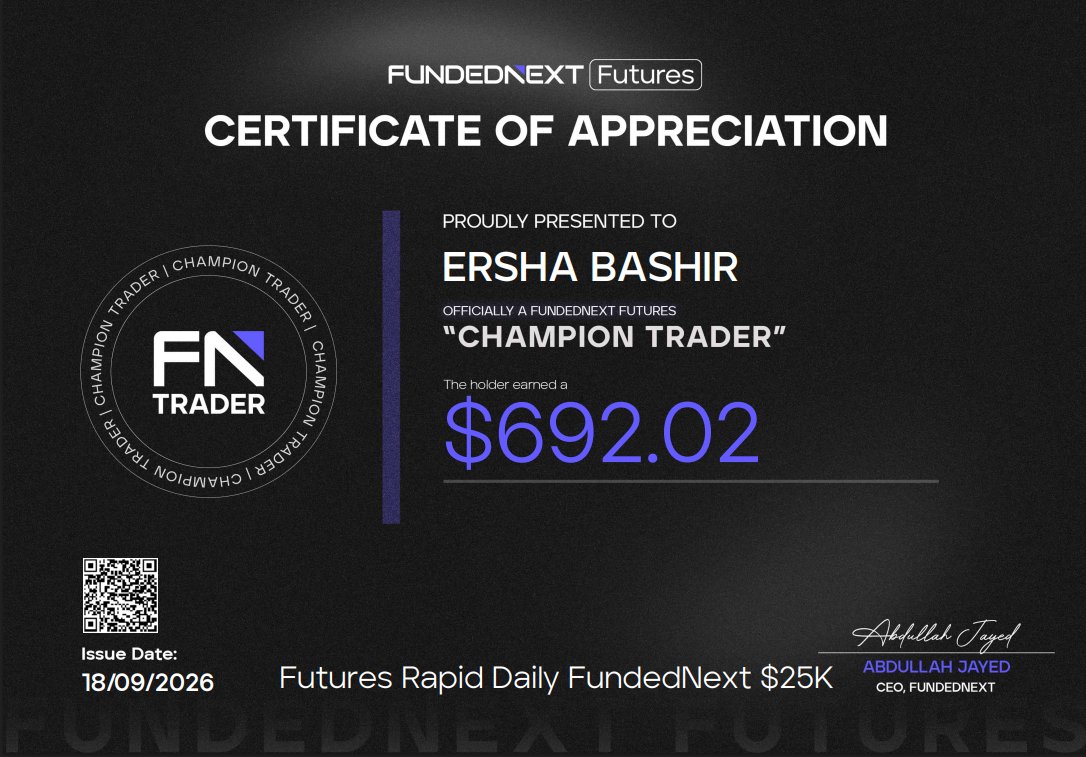 irshaayy's tweet photo. My 4th payout processed with @fnfutures 

Special thanks to @Flynnn_FN @galibsyed_  @fnfutures https://t.co/Pa5JjBGtGx