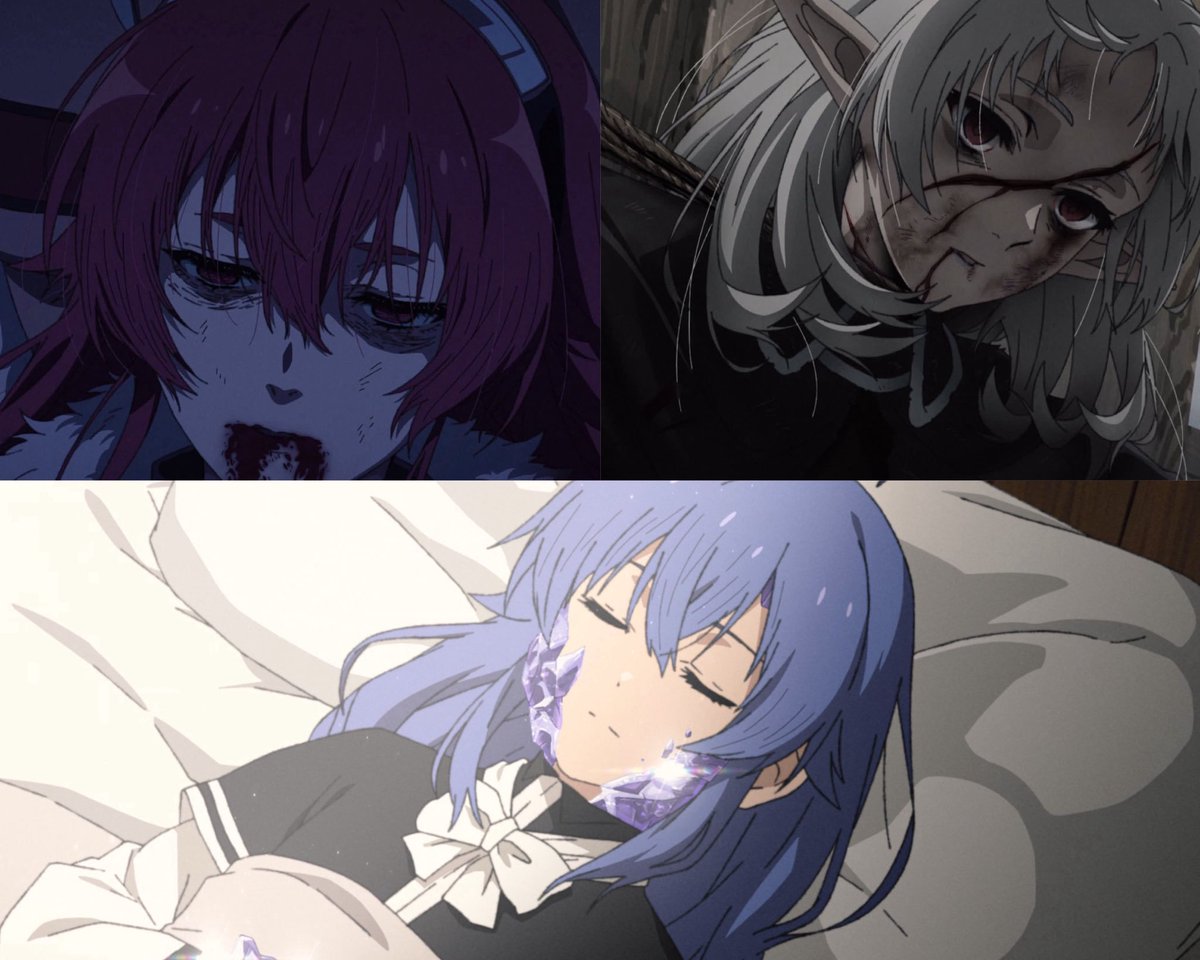 Aerisyap's tweet photo. @AnimexBase Reminding us after that episode is so fucked let me grieve first https://t.co/HwssqKXOZo
