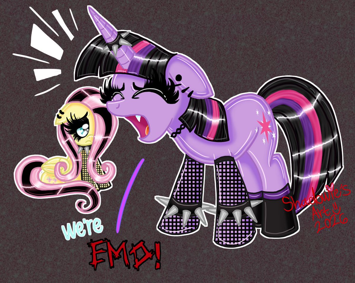 ShadowiesArt's tweet photo. 🔪❤️🖤WE'RE EMO!🖤❤️🔪
#MyLittlePonyFriendshipIsMagic #MlpFim #MlpFanart #MlpG4 #Emo #Fanart #FriendshipIsMagic https://t.co/FsTnzPxX0c