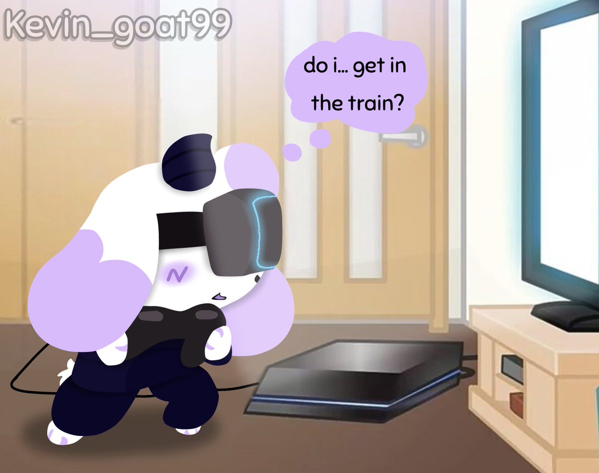 Kevin_goat99's tweet photo. when does the visitor arrive today?
But he keeps playing VR and embarrassing himself!
#Drawingart #aggretsukofanart #SillyDrawing! <3
Kevin: https://t.co/JxCy7oHIBr