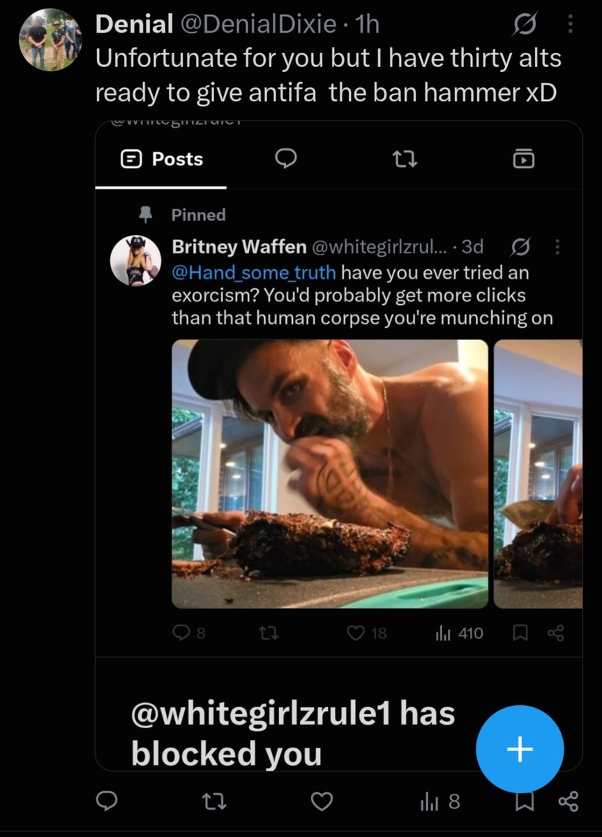 Donduckwaffen's tweet photo. Block this retarded report faggot. https://t.co/YutJ7q0kqp