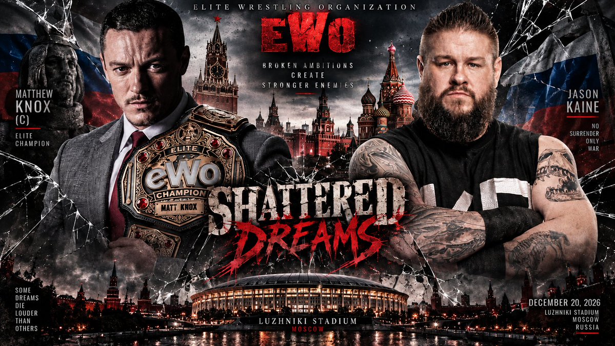 EliteWrestOrg's tweet photo. @MRavenK1 vs. @House0fKain3 In Moscow for #ShatteredDreams https://t.co/KhNlJBZmbo