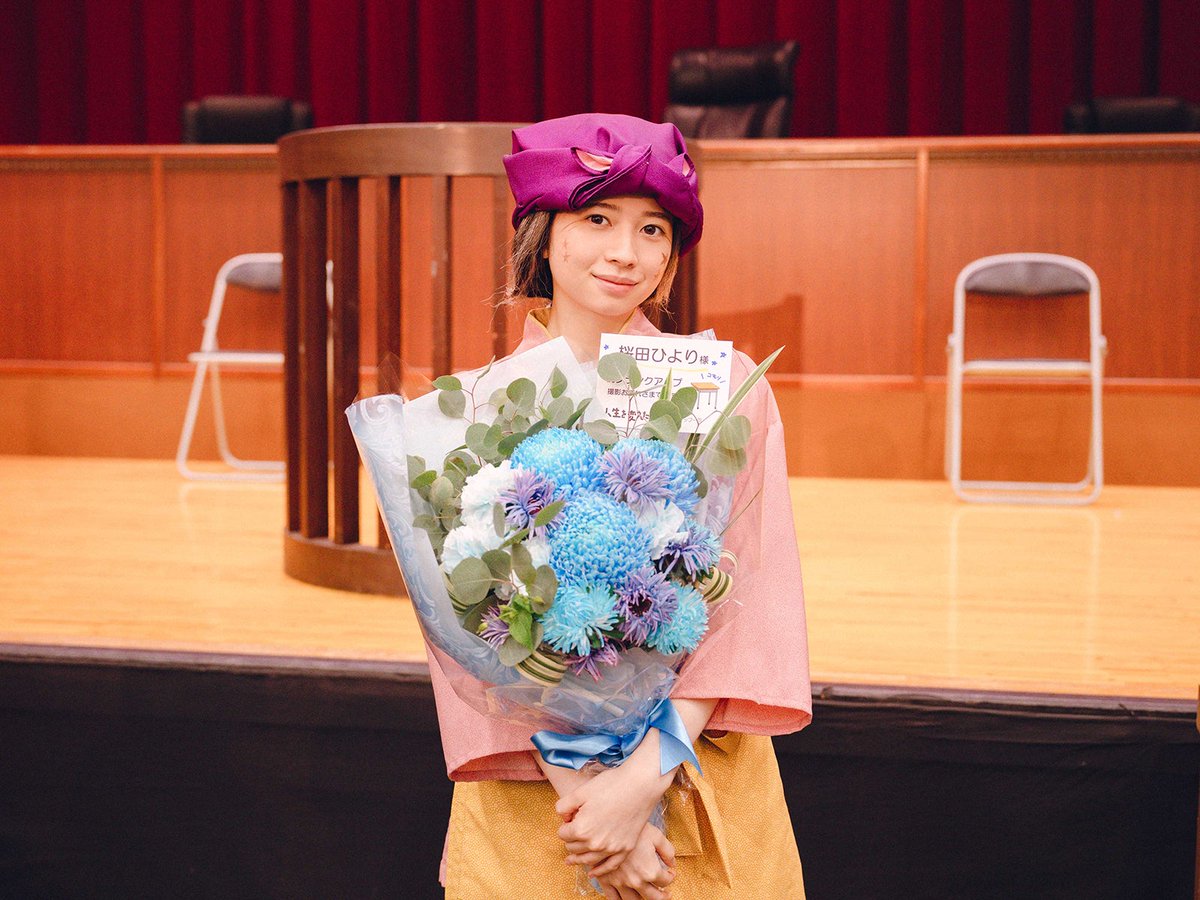 modelpress's tweet photo. なにわ男子・大橋和也「人生を変えたコント」
約1ヶ月半の撮影クランクアップ❗️

桜田ひより、前田旺志郎、岩瀬洋志
櫻井海音と笑顔の写真＆コメント到着💐

「みんなの力で完成させることができました」
https://t.co/Hab9SYIrls

#人生コント https://t.co/kgqP1gkSws