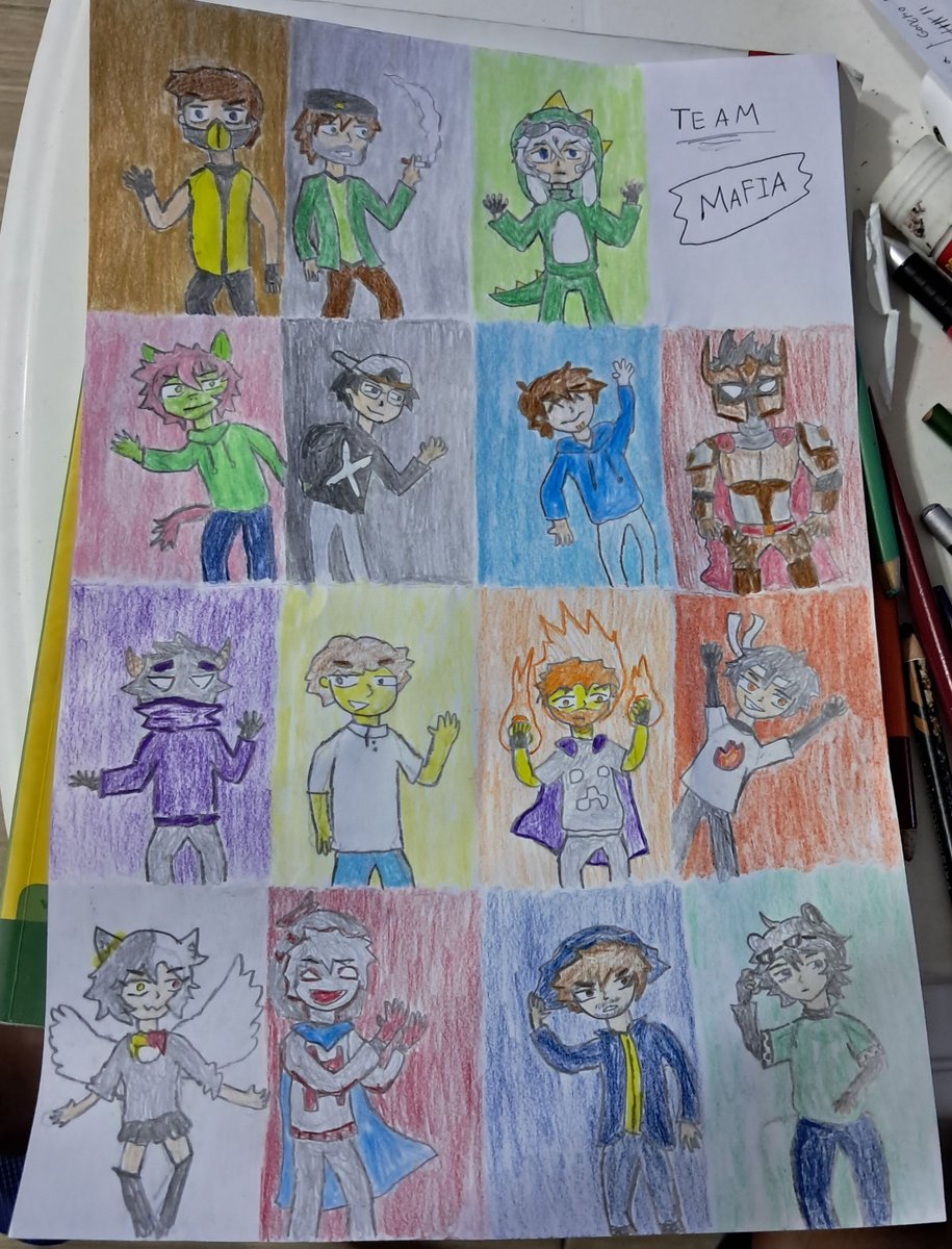 bonxdprokos's tweet photo. Dibujito del team mafia antes de dedsafio 4 https://t.co/wzmgbM1kKP