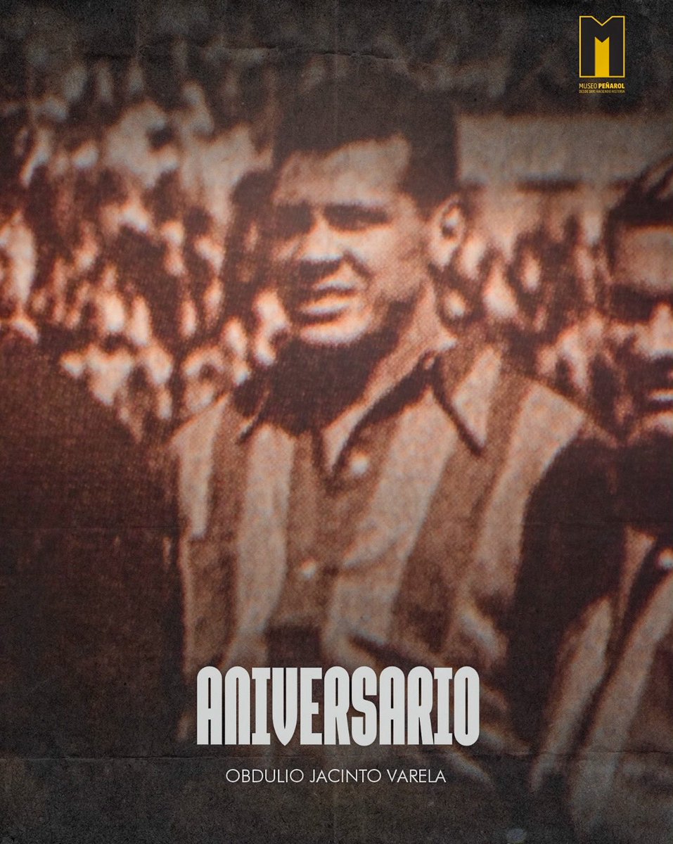capmuseo's tweet photo. #𝚄𝚗𝙳𝚒́𝚊𝙲𝚘𝚖𝚘𝙷𝚘𝚢 pero de 1917, nacía Obdulio Varela, el Negro Jefe

🏆 6 veces Campeón Uruguayo en 1944, 1945, 1949, 1951, 1953 y 1954

⭐Más de 200 partidos oficiales en el Club del Pueblo.

#MuseoPeñarol https://t.co/YC70YkR0gu