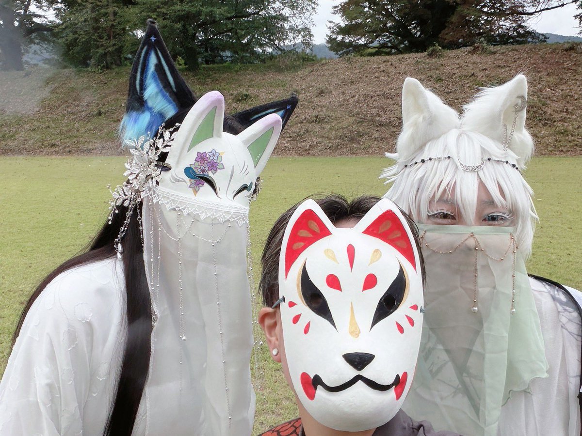 sh1r0k1tsunesan's tweet photo. ずーっとお話ししたかった方とも
お話できて喜ぶ月白です
お写真撮ってくださり感謝感謝です🫂

#會津白狐伝説 https://t.co/TsyspQOJd0